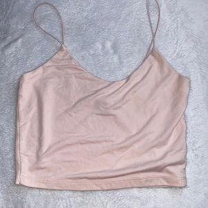 Volcom Mojo Dojo pink crop cami top